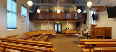 Kerkzaal met Orgel